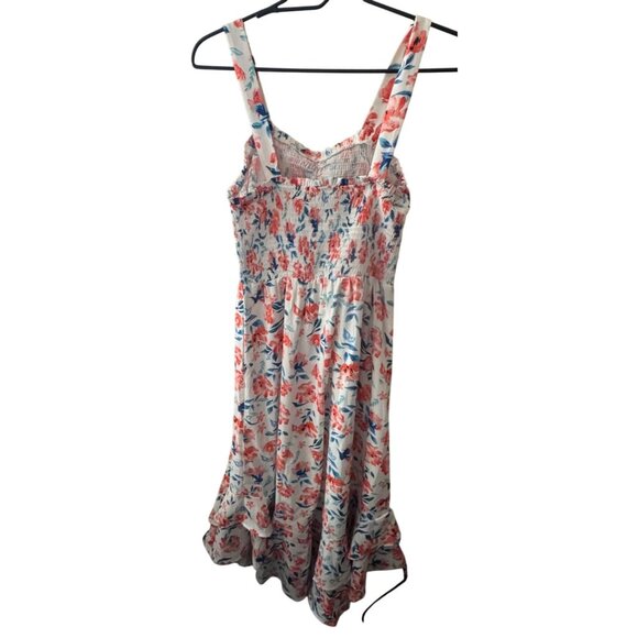 NWT Grace Karin Women's long floral Sleeveless Smocked dress.Size Small - Picture 3 of 11